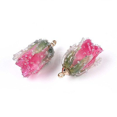 Transparent Acrylic Pendants X1-SACR-T017-53C-1