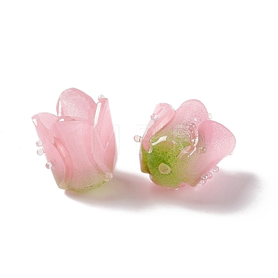 Tulip Opaque Acrylic Beads SACR-G022-01A-1
