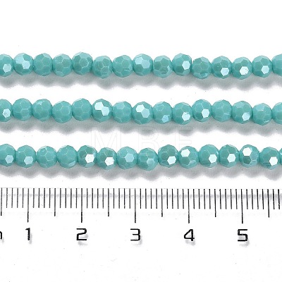 Opaque Glass Beads Strands EGLA-A035-P4mm-A12-1