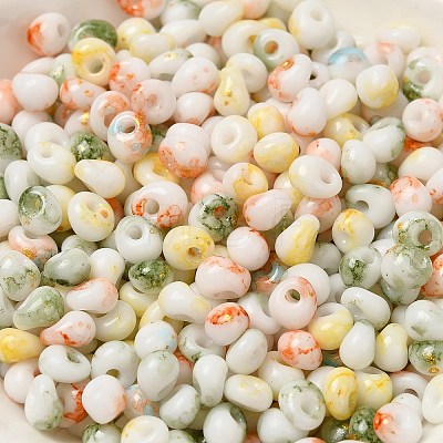 Baking Paint Glass Seed Beads SEED-F006-01A-11-1