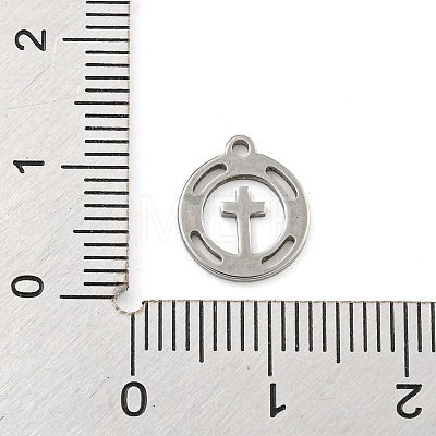 Non-Tarnish 304 Stainless Steel Charms STAS-Z076-01P-01-1