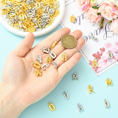 200Pcs Electroplated Plastic Charms KY-YW0002-35G-1