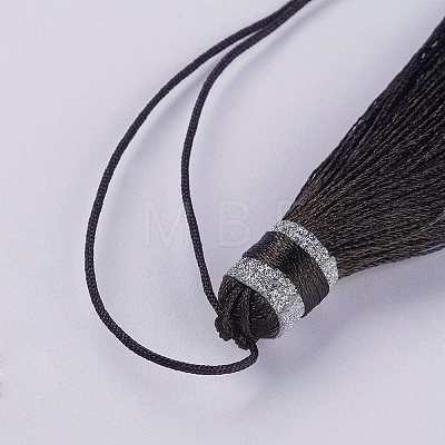 Nylon Thread Tassel Big Pendant Decorations NWIR-K019-A33-1