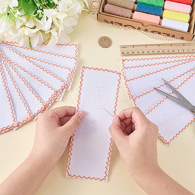 Cotton Bookmarks for Cross Stitch Making DIY-WH0759-26C-1