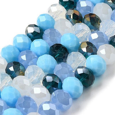 Glass Beads Strands EGLA-A034-M10mm-12-1