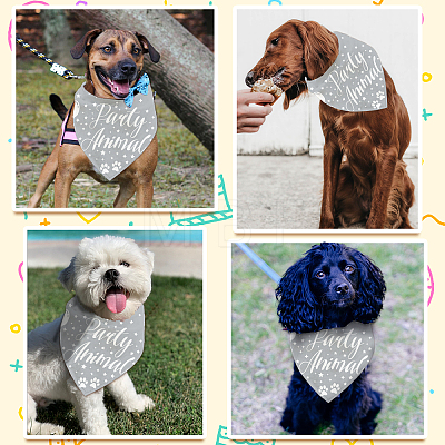 Cotton Dog's Kerchief AJEW-WH0503-026-1