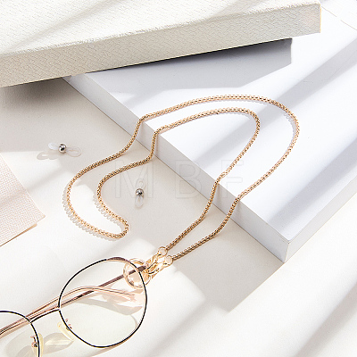 Iron Eyeglass Chains AJEW-CN0006-72KCG-1