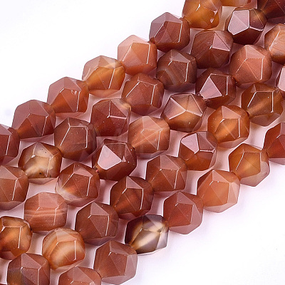 Natural Agate Beads Strands G-T121-05E-1