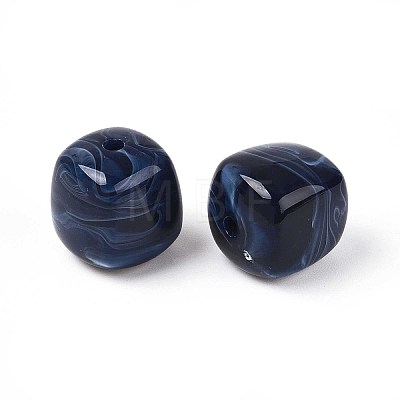 Opaque Acrylic Beads OACR-ZX006-33O-1