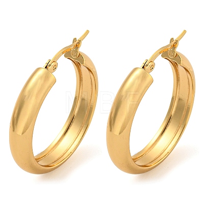 202 Stainless Steel Hoop Earrings X-EJEW-H003-38G-04-1