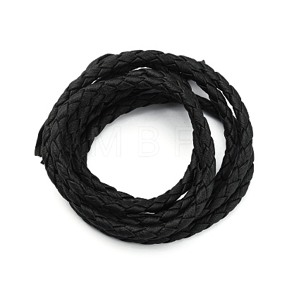 Braided PU Leather Cords WL-WH0005-002B-1