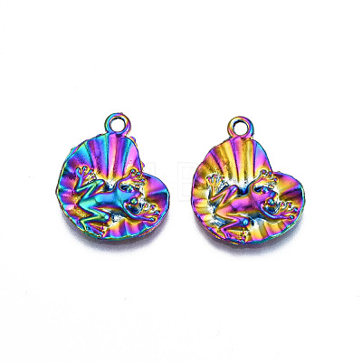 Rainbow Color Alloy Pendants PALLOY-N156-211-1