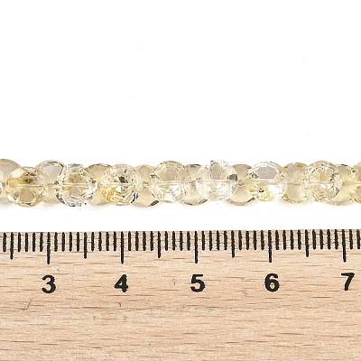 Heated Natural Citrine Beads Strands G-Z152-B02-01-1