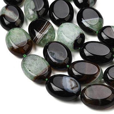 Natural Agate Beads Strands G-F820-N01-01C-1