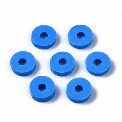 Handmade Polymer Clay Beads CLAY-R067-4.0mm-B33-1