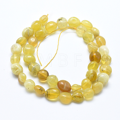 Natural Yellow Opal Beads Strands G-E483-63B-1