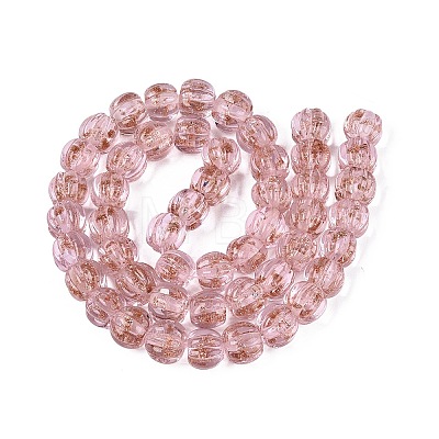 Handmade Gold Sand Lampwork Beads LAMP-Q039-08A-1