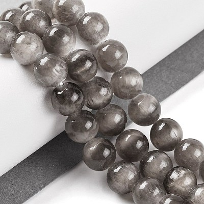 Natural Selenite Beads Strands G-C142-01C-1