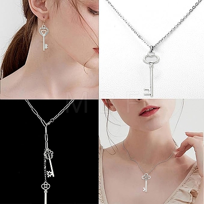 20Pcs 5 Styles Tibetan Style Alloy Big Pendants FIND-YW0012-54-1