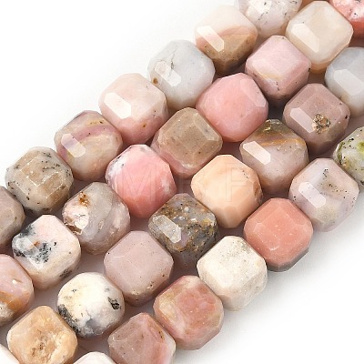 Natural Pink Opal Beads Strands G-C267-A05-1