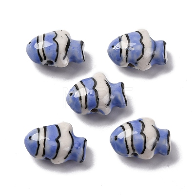 Handmade Porcelain Beads PORC-R002-01C-1