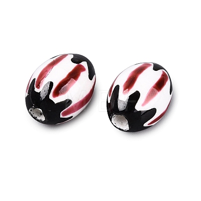 Handmade Porcelain Beads PORC-Q007-08C-1