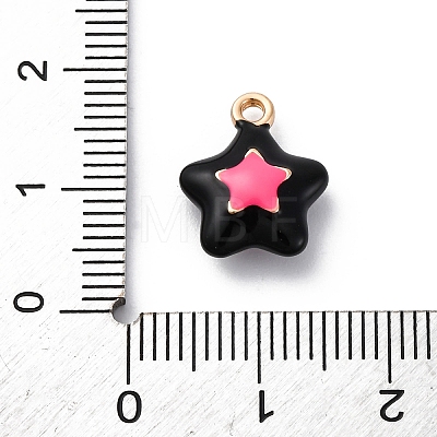 Alloy Enamel Charms ENAM-E362-08B-1