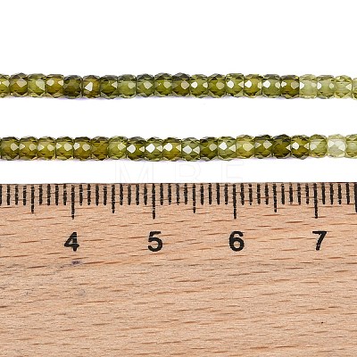 Cubic Zirconia Beads Strands ZIRC-P125-2x3mm-11-1
