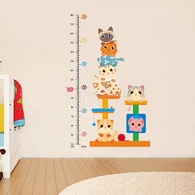 PVC Height Growth Chart Wall Sticker DIY-WH0232-035-1