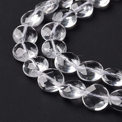 Natural Quartz Crystal Beads Strands G-C238-44A-1
