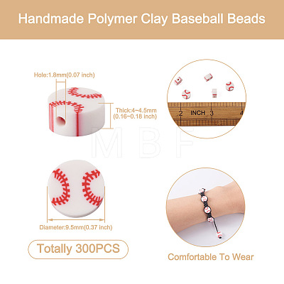 Handmade Polymer Clay Beads BY-TAC0004-07-1