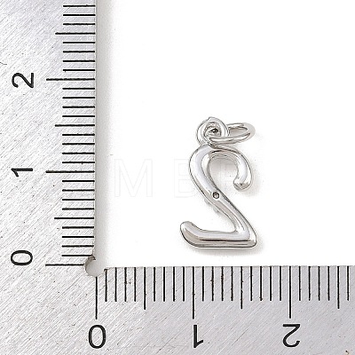 Brass Micro Pave Clear Cubic Zirconia Charms KK-P339-27P-02-1