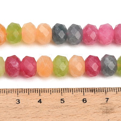 Faceted Dyed Natural White Jade Beads Strands GG-CBAE966-01B-K-1