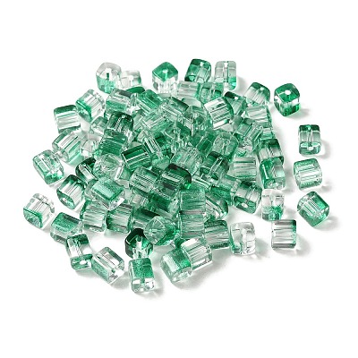 Two Tone Transparent Glass Beads X1-GLAA-NH0001-03I-1