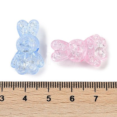 Transparent Crackle Acrylic Beads TACR-U008-02A-1