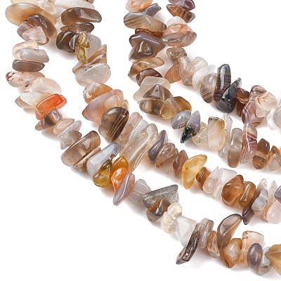 Natural Botswana Agate Beads Strands G-I283-A05-01-1