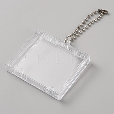 Rectangle Acrylic Mini CD Box Pendant Decorations KEYC-WH20004-31-1
