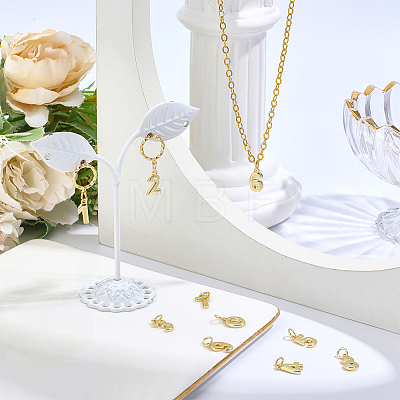 10Pcs 10 Styles Brass Charms KK-BBC0025-93-1