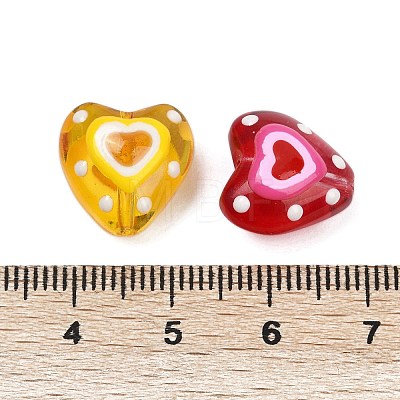 Handmade Lampwork Beads Strands LAMP-R004-06A-01-1