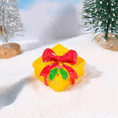 Christmas Resin Gift Box Ornaments PW-WG67756-03-1