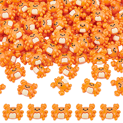 Resin Cabochons RESI-WH0026-147-1