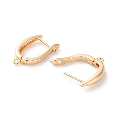 Rack Plating Brass Earring Findings KK-S405-03G-1