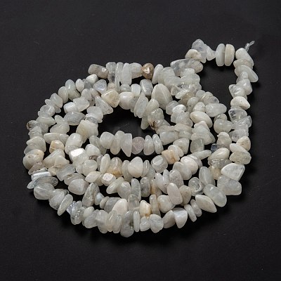 Natural Rainbow Moonstone Beads Strands X-G-A200-02-1