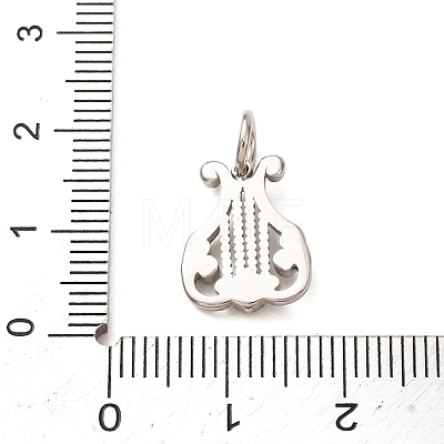 304 Stainless Steel Rhinestone Pendants RB-CBA1537-03P-1