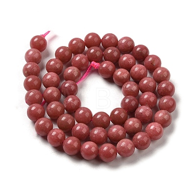 Natural Thulite Beads Strands G-Z044-A02-03-1