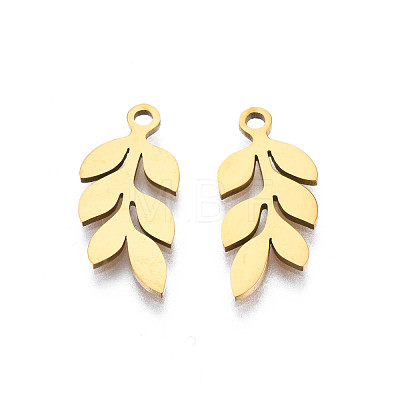 Ion Plating(IP) 201 Stainless Steel Pendants STAS-T044-285G-1