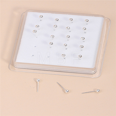 20Pcs Round Brass Nose Studs WGFA8C5-06-1