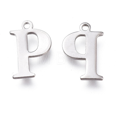 Tarnish Resistant 304 Stainless Steel Charms STAS-H112-P-P-1