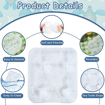2Pcs DIY Silicone Molds DIY-CJ0003-32-1
