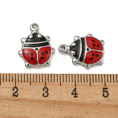 304 Stainless Steel Enamel Pendants STAS-Z081-03P-02-1